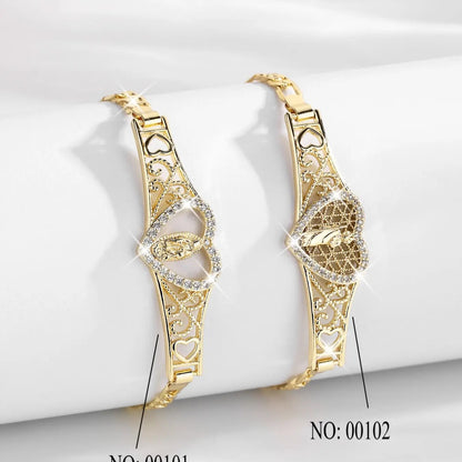 Heart Filigree Bracelet