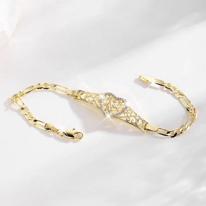 Heart Filigree Bracelet