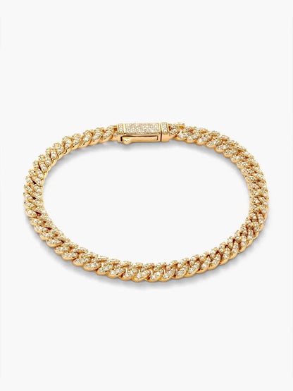 Pave Cuban Link Bracelet
