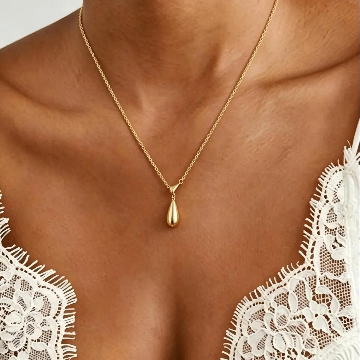 Teardrop Y-Necklace