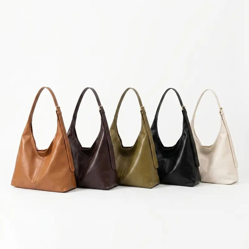 Soft Leather Hobo Bag