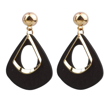 Geometric Teardrop Earrings