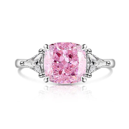 Square Zircon Statement Ring