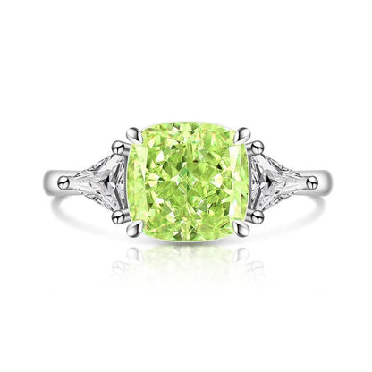 Square Zircon Statement Ring
