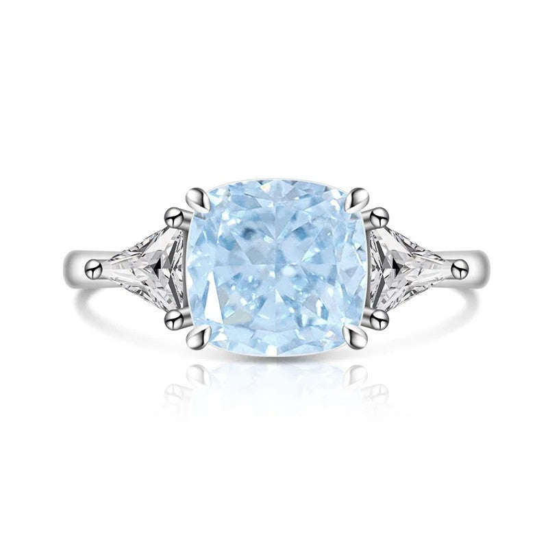 Square Zircon Statement Ring