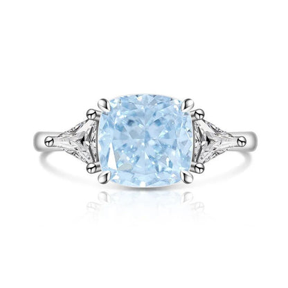 Square Zircon Statement Ring