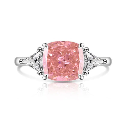 Square Zircon Statement Ring