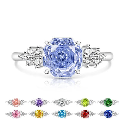 Rose Cut Zircon Ring