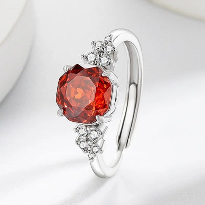 Rose Cut Zircon Ring