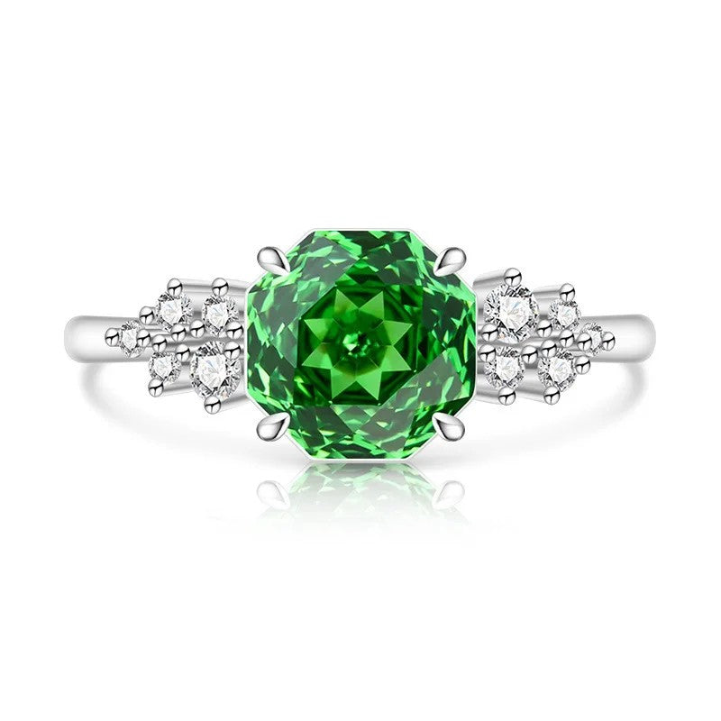 Rose Cut Zircon Ring