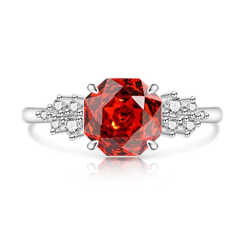 Rose Cut Zircon Ring