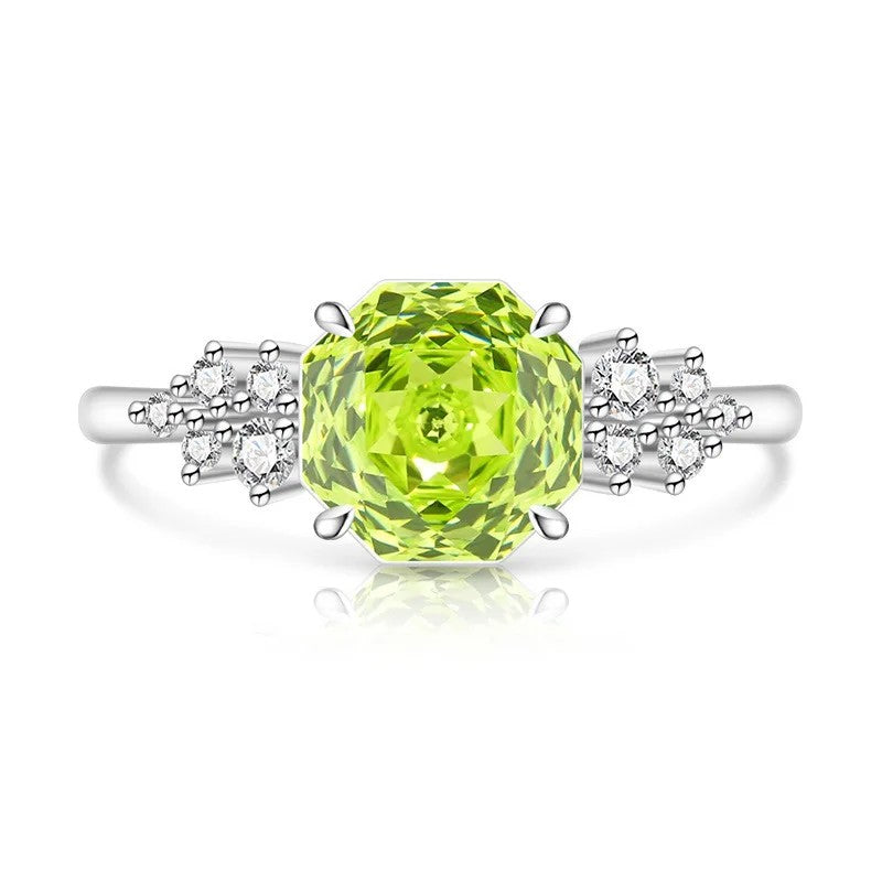 Rose Cut Zircon Ring