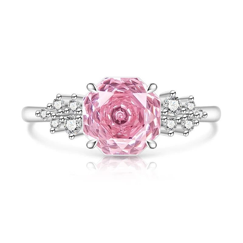 Rose Cut Zircon Ring