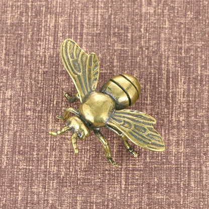 Antique Brass Bee Ornament
