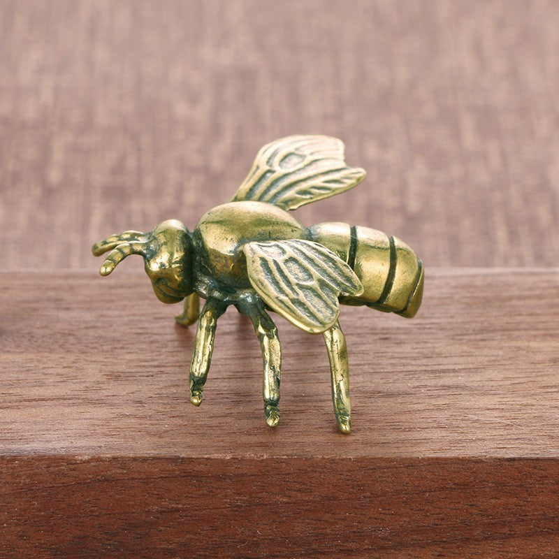 Antique Brass Bee Ornament