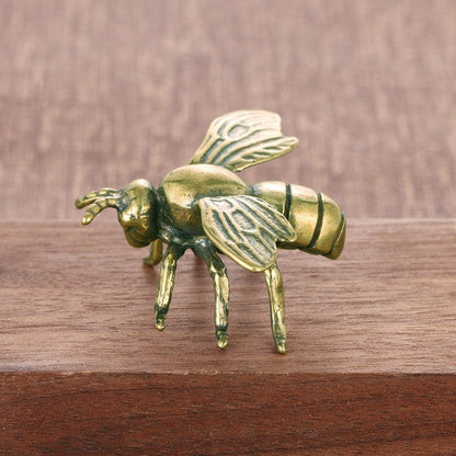 Antique Brass Bee Ornament