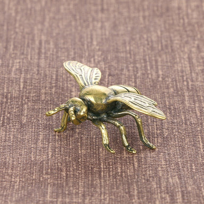 Antique Brass Bee Ornament