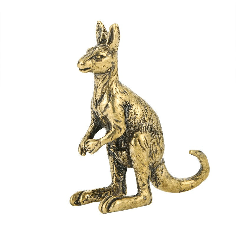Vintage Brass Kangaroo Figurine