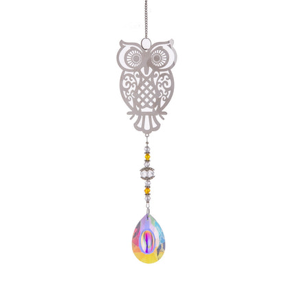 Animal & Tree Crystal Suncatcher Set