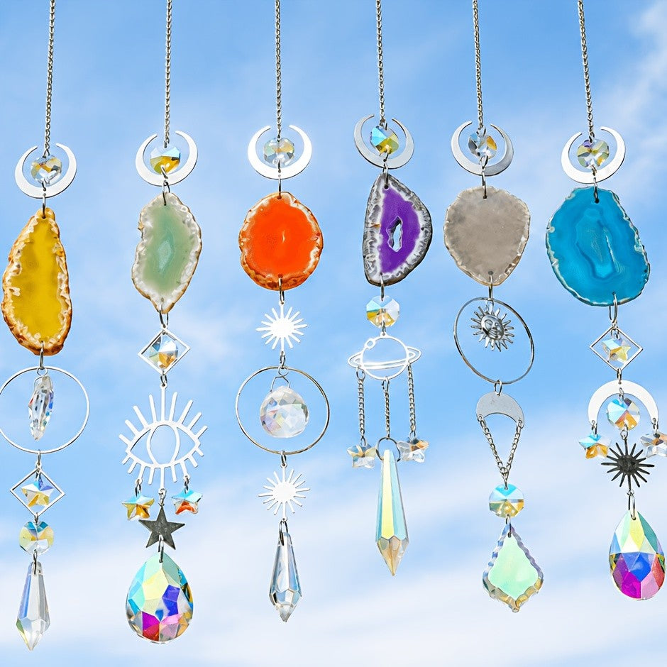 Agate Slice Suncatcher