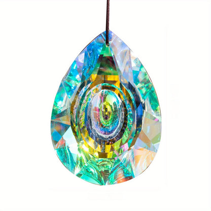 Rainbow Teardrop Crystal Suncatcher