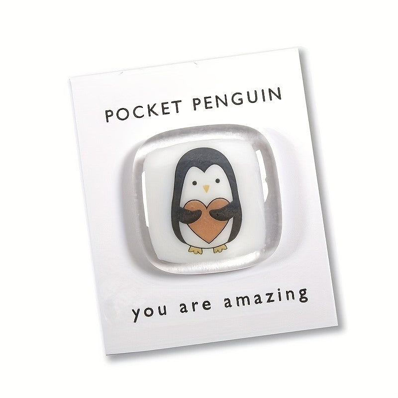 Penguin Heart Pocket Hug