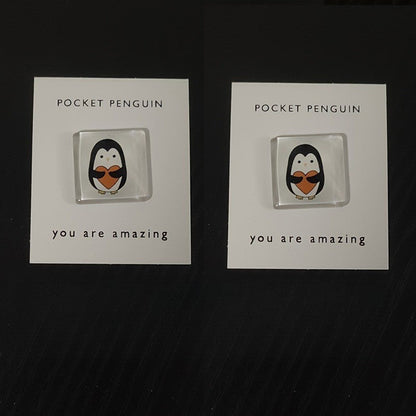 Penguin Heart Pocket Hug