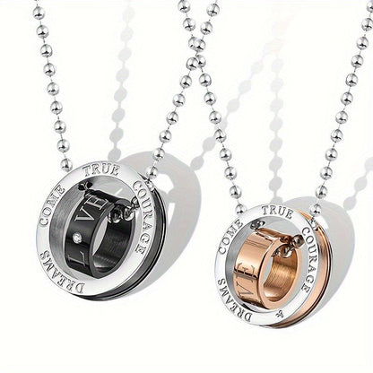 Inspirational Ring Pendant Necklace