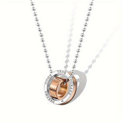Inspirational Ring Pendant Necklace