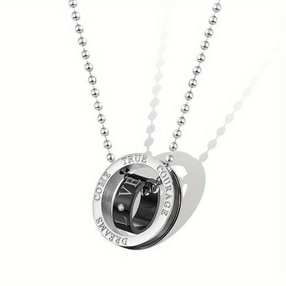 Inspirational Ring Pendant Necklace