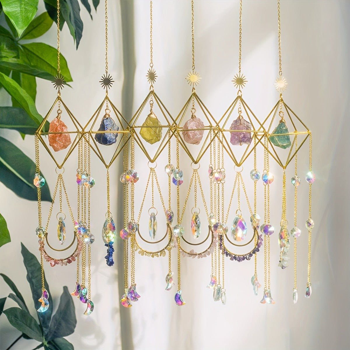 Geometric Crystal Sun Catcher