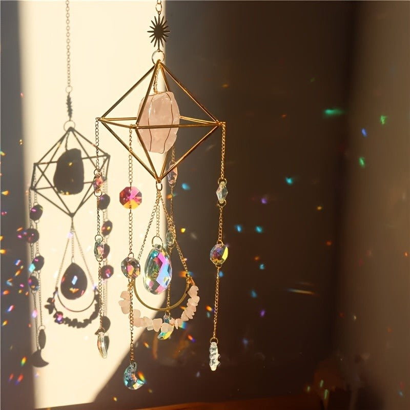 Geometric Crystal Sun Catcher