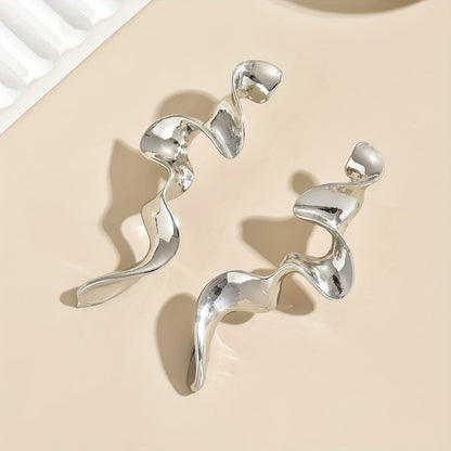 Twisted Wave Earrings