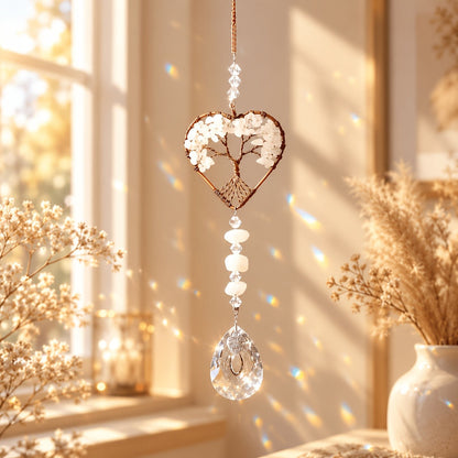 Tree of Life Heart Suncatcher