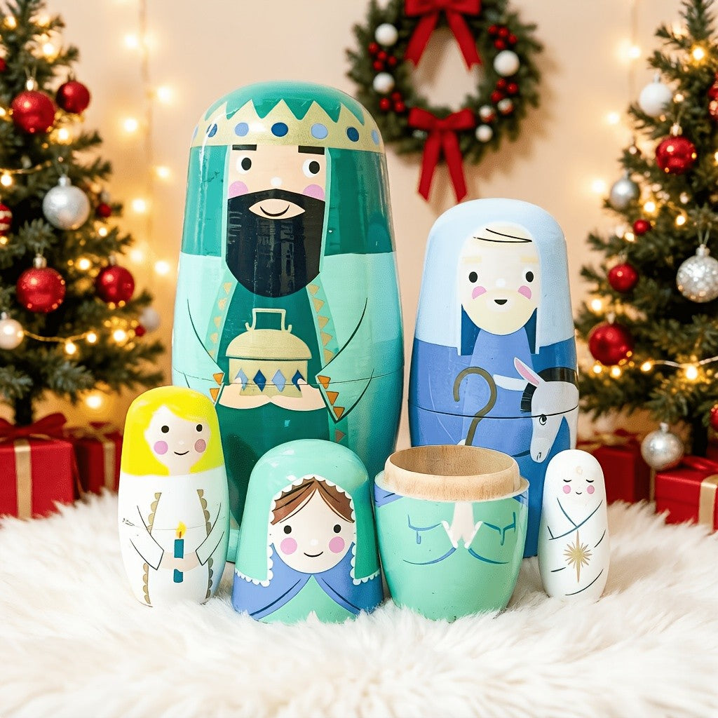 Nativity Nesting Doll Set