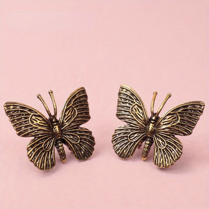 Brass Butterfly Brooch