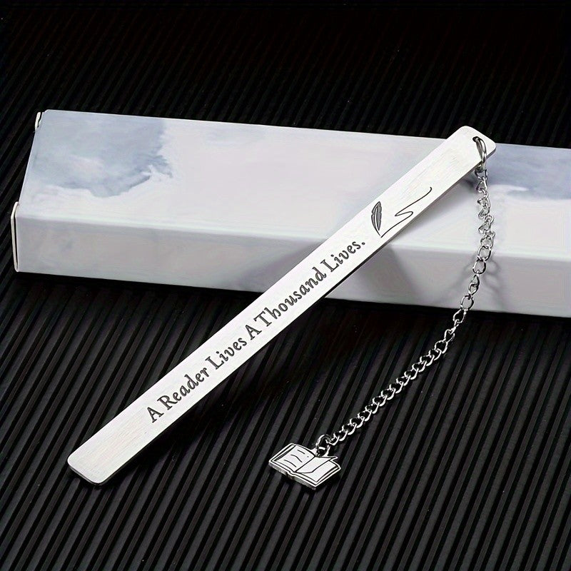 Engraved Reader Lives Bookmark