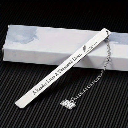 Engraved Reader Lives Bookmark