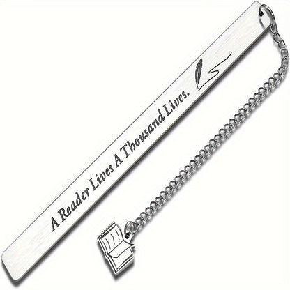 Engraved Reader Lives Bookmark