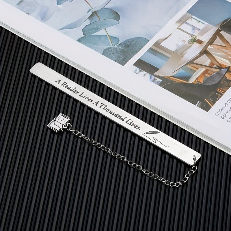 Engraved Reader Lives Bookmark