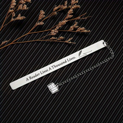Engraved Reader Lives Bookmark