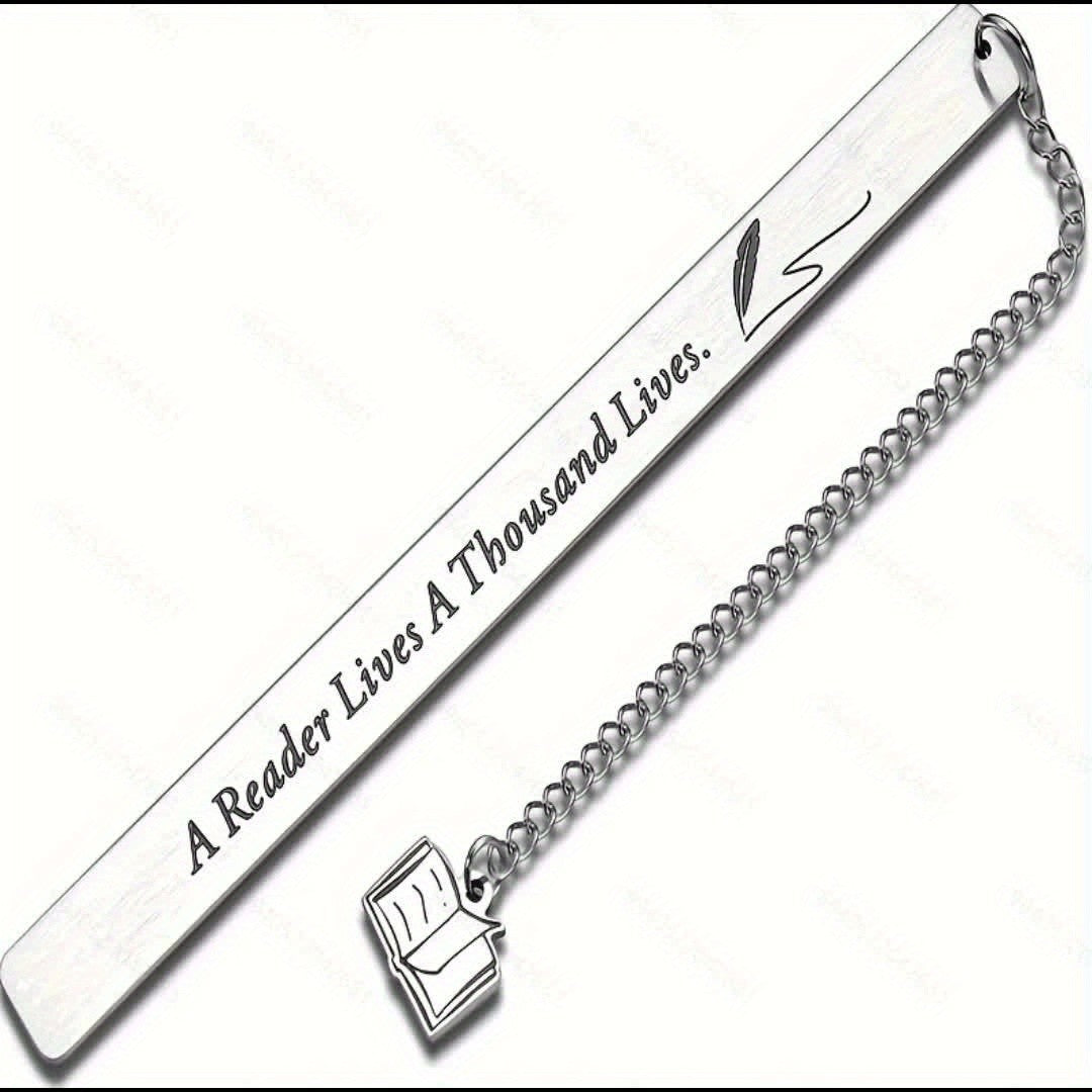 Engraved Reader Lives Bookmark