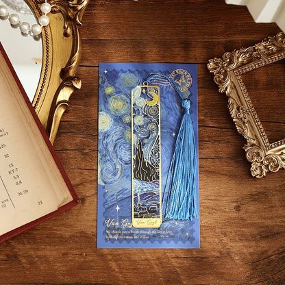 Starry Night Moon Bookmark