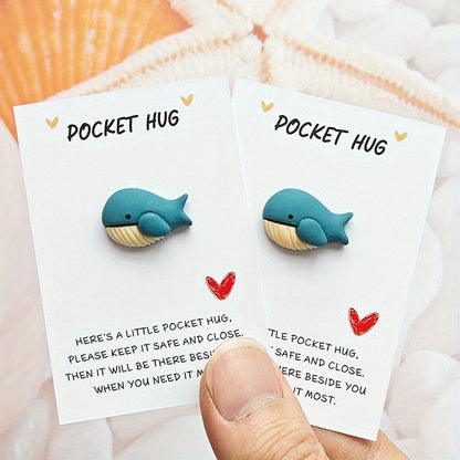 Whale Pocket Hug Card