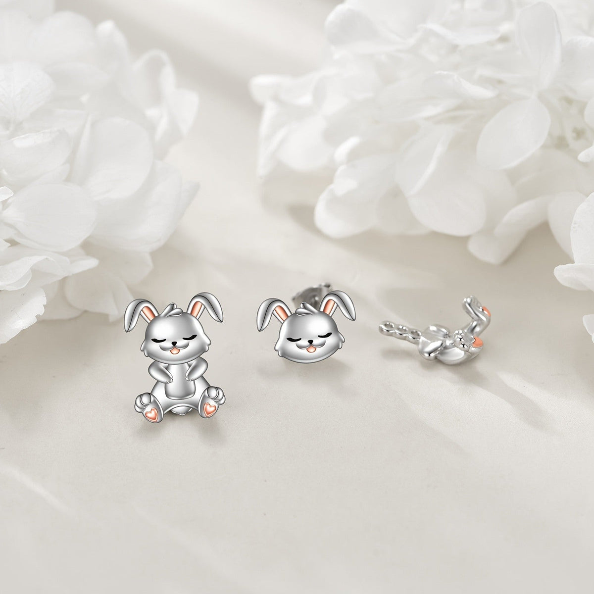 Sitting Bunny Stud Earrings