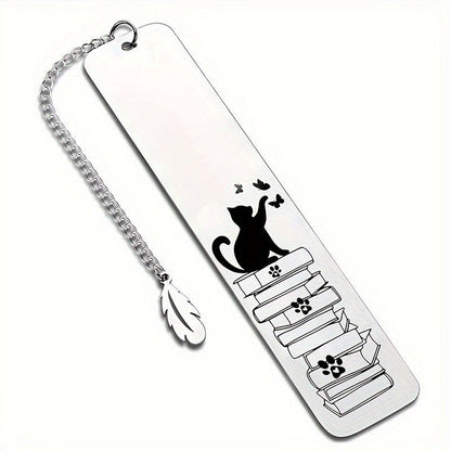 Cat & Butterfly Bookmark
