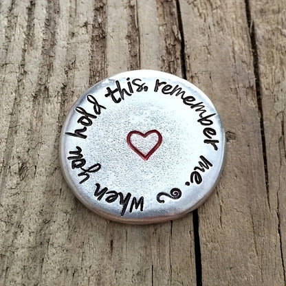 "I Love You More" Heart Token