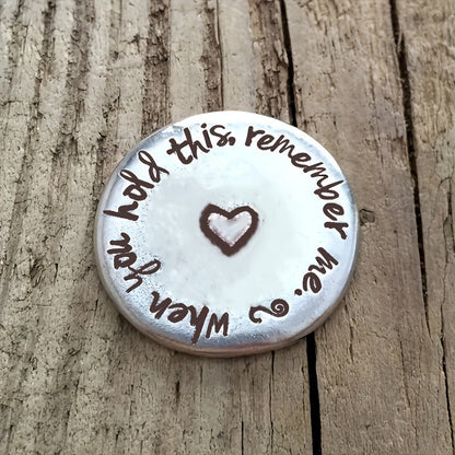 "I Love You More" Heart Token
