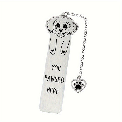Paw Print Dog Bookmark