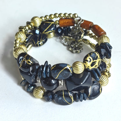 Turquoise Stone Multi-Layer Bracelet